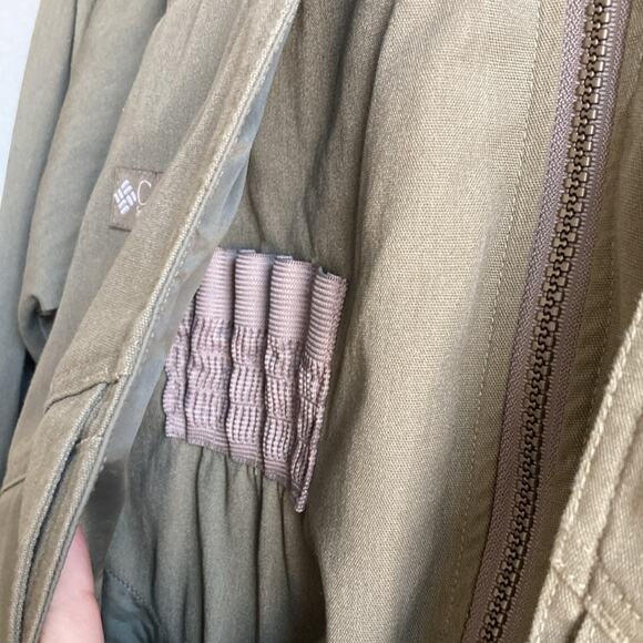 Vintage Columbia Canvas Hunting Jacket w/ zip out liner 90s y2k Ammo holders - Picture 5 of 13